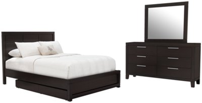 Encore2 Dark Tone Dresser & Mirror