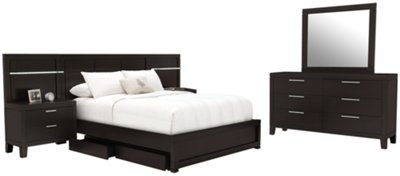 Encore2 Dark Tone Dresser & Mirror