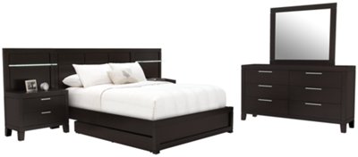 Encore2 Dark Tone Dresser & Mirror