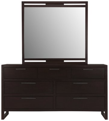 Tahoe Dark Tone Dresser & Mirror