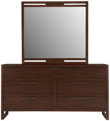Tahoe2 Mid Tone Dresser & Mirror