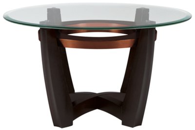 Ava Glass Round Coffee Table