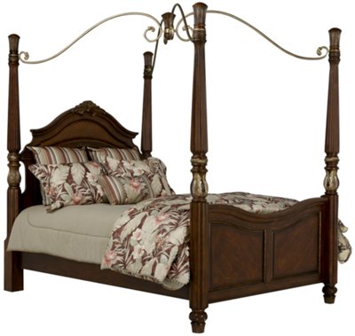 Tradewinds Dark Tone Canopy Bed