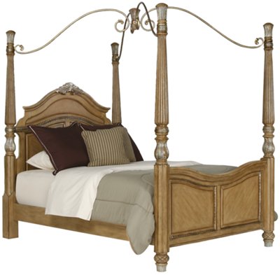 Tradewinds Light Tone Canopy Bed
