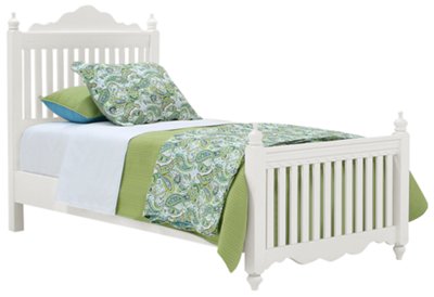Lauren White Poster Bed