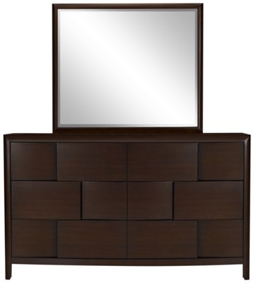 Nova Dark Tone Dresser & Mirror