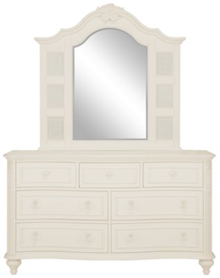 Victoria White Dresser & Mirror