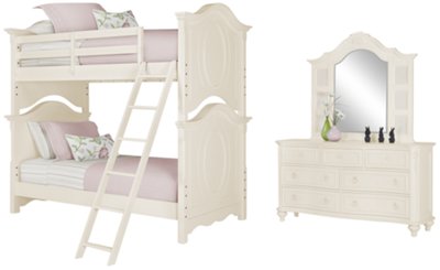 Victoria White Bunkbed Bedroom