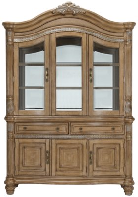Light Tone China Cabinet