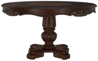 Regal Dark Tone Marble Round Table