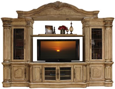 Regal Light Tone Large Entertainment Wall