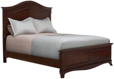 Dark Tone Panel Bed