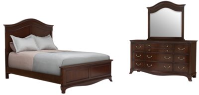 Avalon Dark Tone Dresser & Mirror