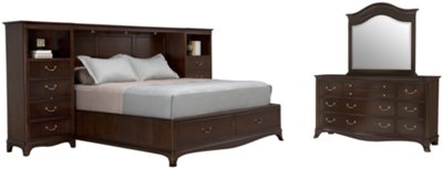 Avalon Dark Tone Dresser & Mirror