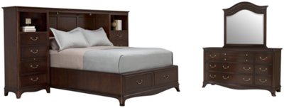 Avalon Dark Tone Dresser & Mirror