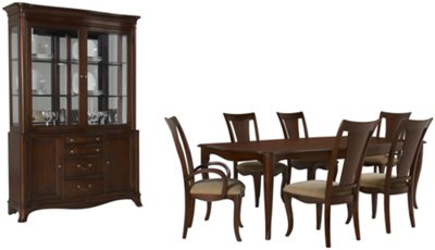 Dark Tone Rectangular Dining Room