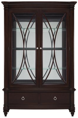 Carly Dark Tone China Cabinet