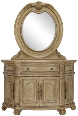 Regal Light Tone Server & Mirror