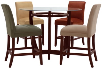 Park Dk Beige Microfiber 24" Upholstered Barstool