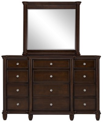 Hannah Mid Tone Dresser & Mirror