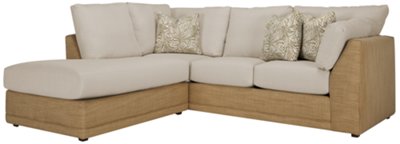 Fern2 Lt Brown Collage Small Left Bumper Sectional