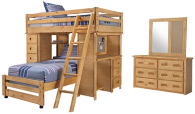 Mid Tone Loft Bedroom