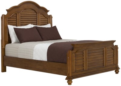 Mid Tone Mansion Bed