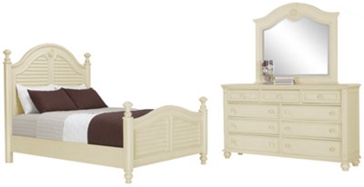 Claire White Poster Bedroom