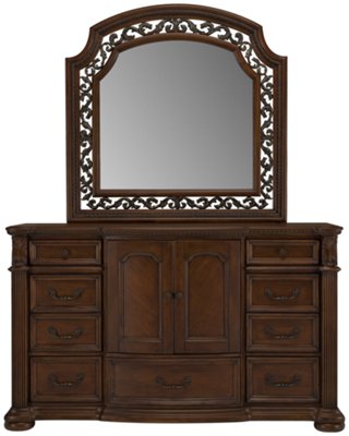 Esperanto2 Dark Tone Dresser & Mirror