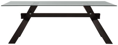 Othelo Glass Rectangular Table