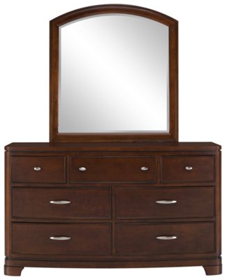 Kaya Mid Tone Dresser & Mirror