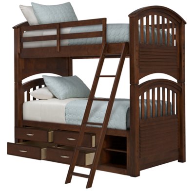 Kaya Mid Tone Storage Bunk Bed
