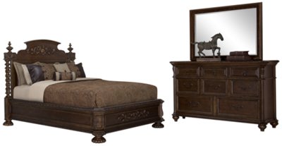 Dark Tone Platform Bedroom