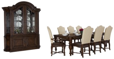Dark Tone Rectangular Dining Room