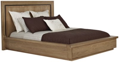Light Tone Platform Bed