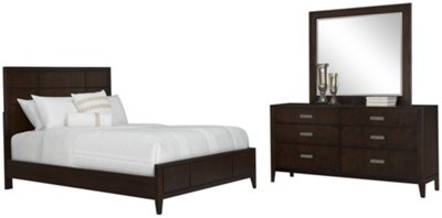 Pacifica Dark Tone Platform Bedroom