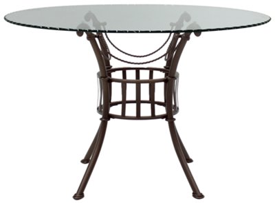 Denali Glass Round Table