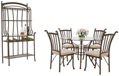 Denali Round Glass Dining Room
