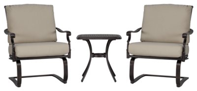 Naples Beige Outdoor Chat Set