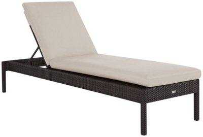 Zen2 White Cushioned Chaise