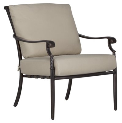 Naples Beige Cushioned Chair