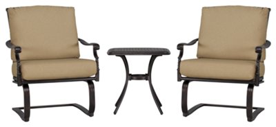 Naples Khaki Outdoor Chat Set