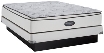 Stephanie Medium Innerspring Pillowtop Mattress & Low-Profile Boxspring