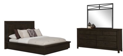 Dark Tone Platform Bedroom