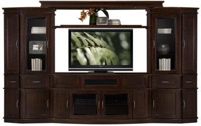 Dark Tone Large Entertainment Wall