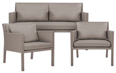 Lisbon2 Khaki Outdoor Living Room Set