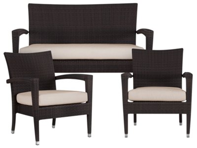 Zen2 White Outdoor Living Room Set