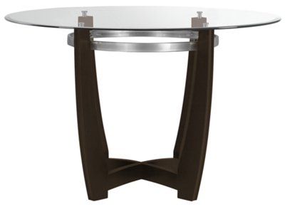 Matinee Dark Tone Glass Round Table