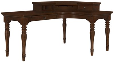 Tilman Mid Tone Desk & Hutch