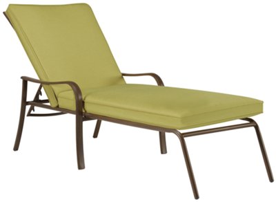 Palm Key Lt Green Chaise
